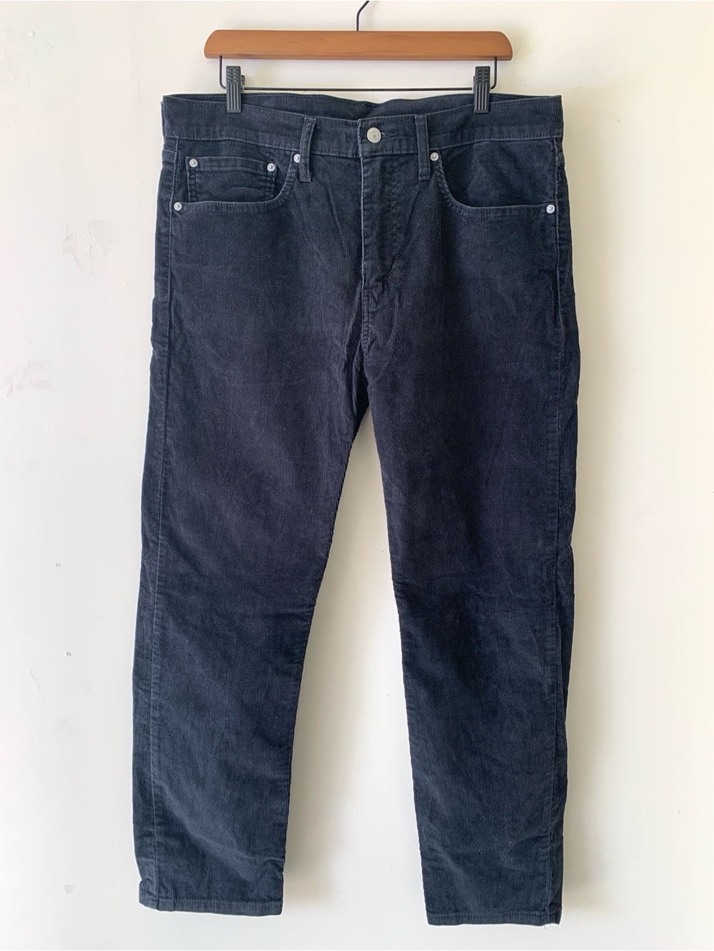 LEVI’s Men's Black Corduroy Five-Pocket Pants Size 34x30